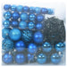 Set de Globuri de Crăciun cu 300 LED 120 pcs albastru Plastic - WALTI WALTI
