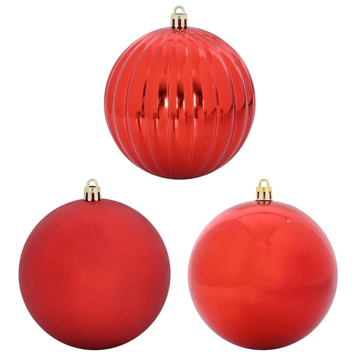 Set de Globuri de Crăciun 9 pcs Roșu - WALTI WALTI