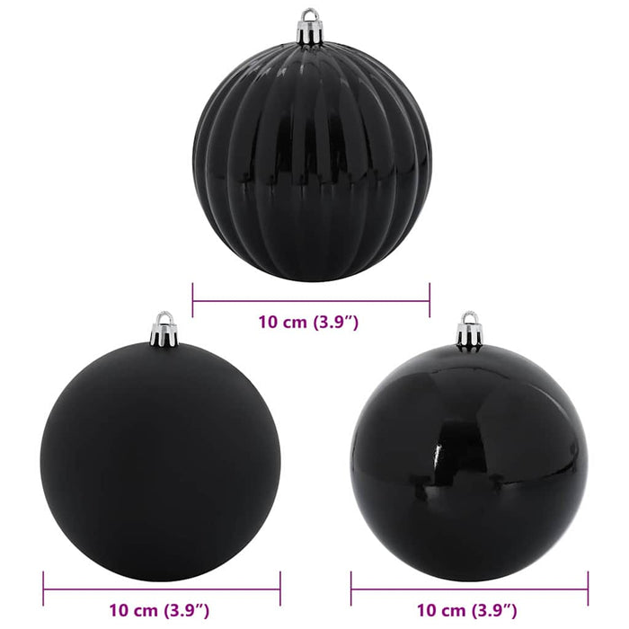 Set de Globuri de Crăciun 15 pcs Negru - WALTI WALTI