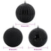 Set de Globuri de Crăciun 15 pcs Negru - WALTI WALTI