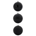 Set de Globuri de Crăciun XXL 3 pcs Negru Plastic - WALTI WALTI
