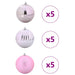 Set de Globuri de Crăciun 15 pcs Roz - WALTI WALTI