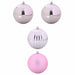 Set de Globuri de Crăciun XXL 4 pcs Roz Plastic - WALTI WALTI