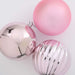 Set de globuri de Crăciun XXL 3 pcs Roz Plastic - WALTI WALTI