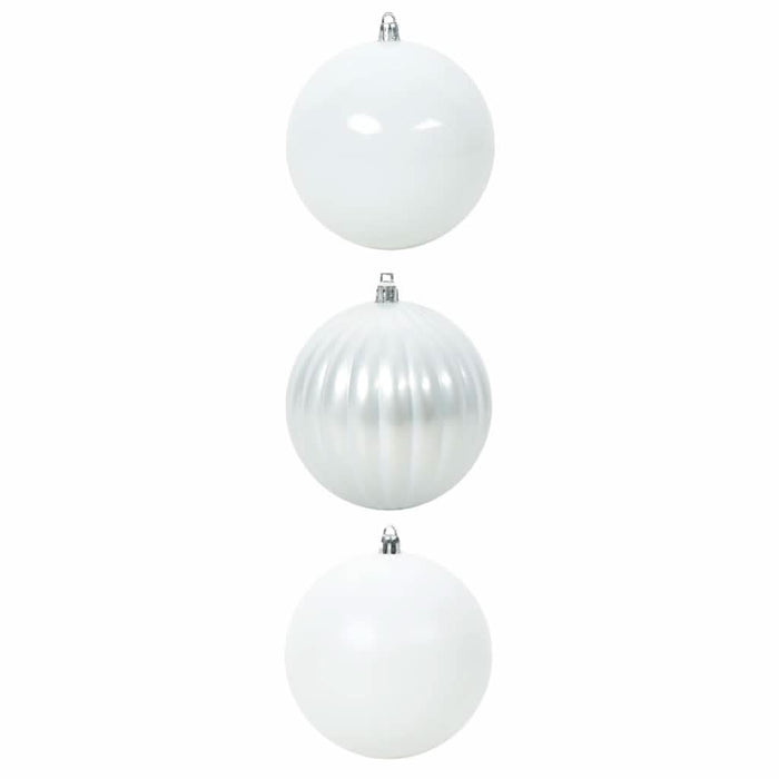Set de globuri de Crăciun XXL 3 pcs Alb Plastic - WALTI WALTI