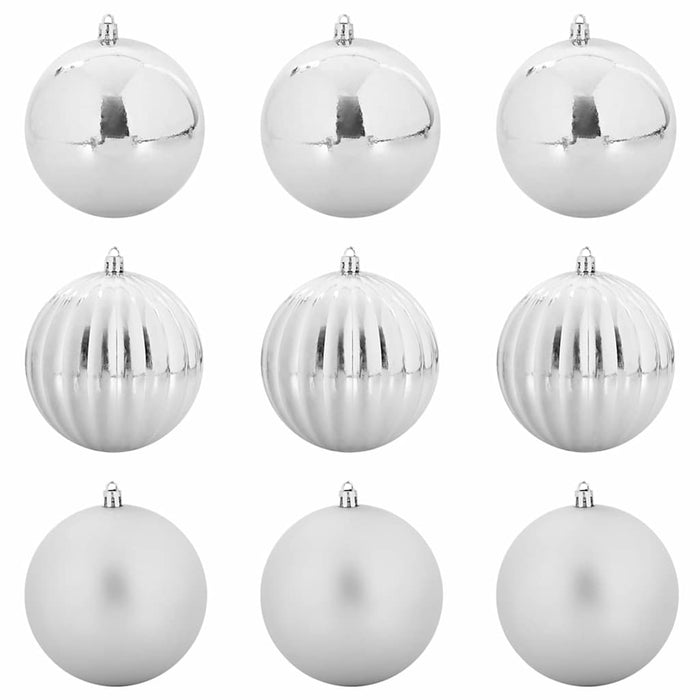 Set de Globuri de Crăciun XL 9 pcs Argintiu Plastic - WALTI WALTI