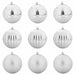 Set de Globuri de Crăciun XL 9 pcs Argintiu Plastic - WALTI WALTI