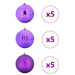 Set de Globuri de Crăciun 15 pcs Violet - WALTI WALTI
