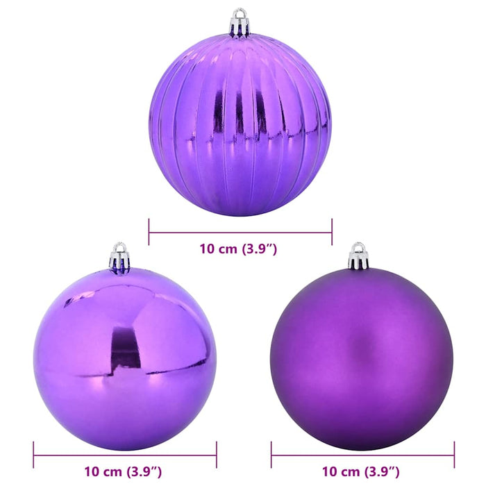 Set de Globuri de Crăciun 15 pcs Violet - WALTI WALTI