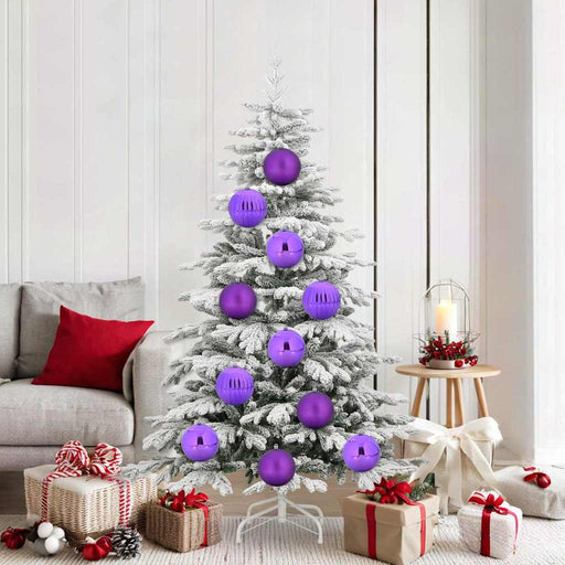 Set de globuri de Crăciun XL 9 pcs Violet Plastic - WALTI WALTI