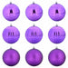 Set de globuri de Crăciun XL 9 pcs Violet Plastic - WALTI WALTI