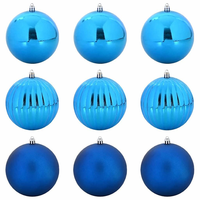 Set de globuri de Crăciun XL 9 pcs albastru Plastic - WALTI WALTI