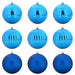 Set de globuri de Crăciun XL 9 pcs albastru Plastic - WALTI WALTI