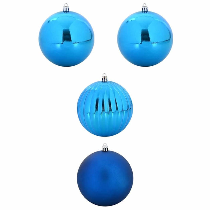 Set de globuri de Crăciun XXL 4 pcs albastru Plastic - WALTI WALTI