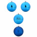 Set de globuri de Crăciun XXL 4 pcs albastru Plastic - WALTI WALTI