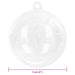 Set de Globuri de Crăciun 50 pcs Transparent Ø 5 cm - WALTI WALTI