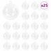 Set de Globuri de Crăciun 25 pcs Transparent Ø 10 cm - WALTI WALTI