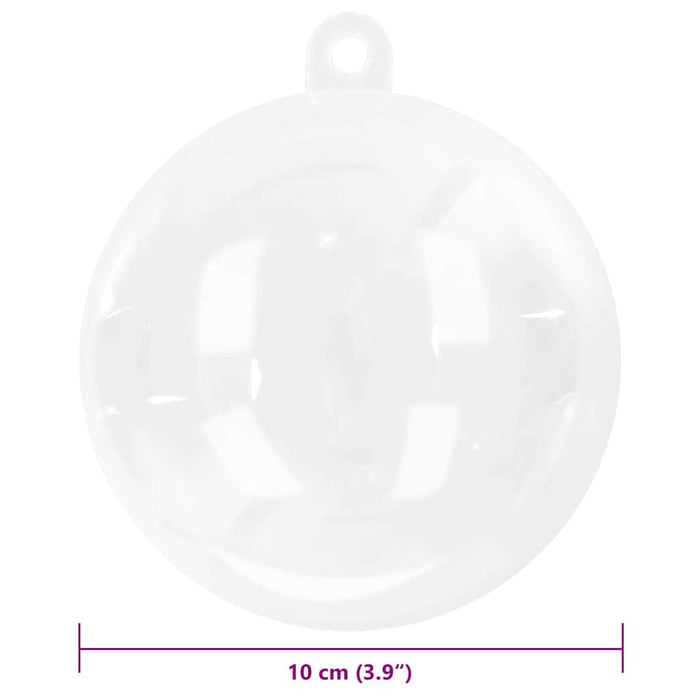 Set de Globuri de Crăciun 25 pcs Transparent Ø 10 cm - WALTI WALTI