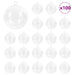 Set de Globuri de Crăciun 100 pcs Transparent Ø 10 cm - WALTI WALTI