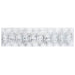 Minge din con de brad de Crăciun 40 pcs Argintiu Plastic - WALTI WALTI