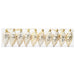 Minge din con de brad de Crăciun 40 pcs Auriu Plastic - WALTI WALTI
