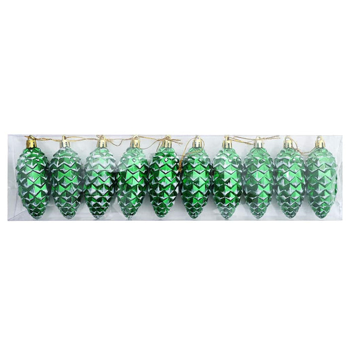 Minge din con de brad de Crăciun 40 pcs Verde Plastic - WALTI WALTI