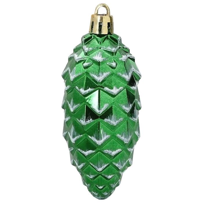 Minge din con de brad de Crăciun 40 pcs Verde Plastic - WALTI WALTI