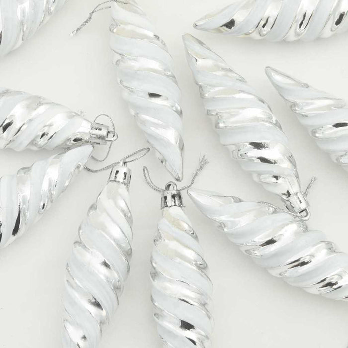 Decorațiuni pentru Pomul de Crăciun 40 pcs Argintiu - WALTI WALTI