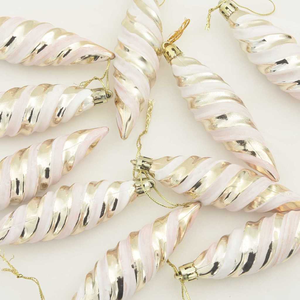 Decorațiuni pentru Pomul de Crăciun 40 pcs Șampanie - WALTI