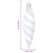 Decorațiuni pentru Pomul de Crăciun 40 pcs Alb - WALTI WALTI