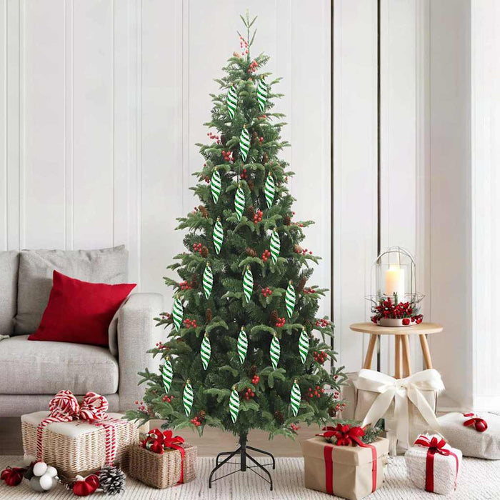 Decorațiuni pentru Pomul de Crăciun 40 pcs Verde - WALTI WALTI