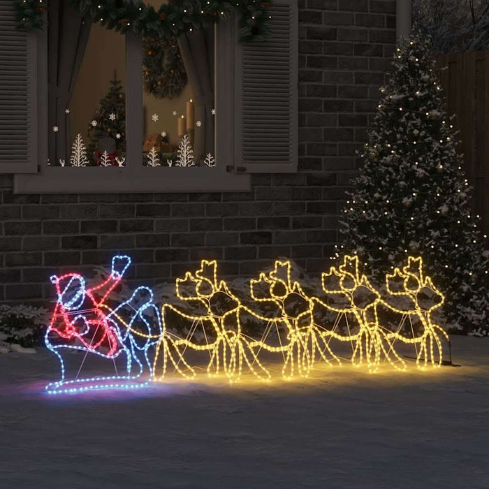 Decorațiune LED de Crăciun Multicolour 69 x 79 cm PVC - WALTI WALTI