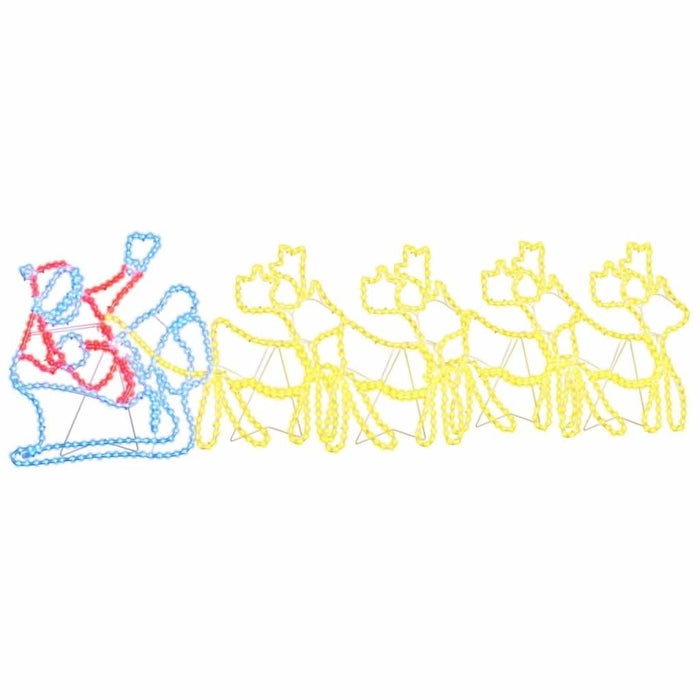 Decorațiune LED de Crăciun Multicolour 69 x 79 cm PVC - WALTI WALTI