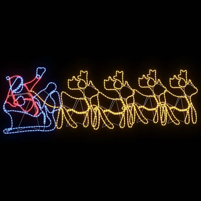 Decorațiune LED de Crăciun Multicolour 69 x 79 cm PVC - WALTI WALTI