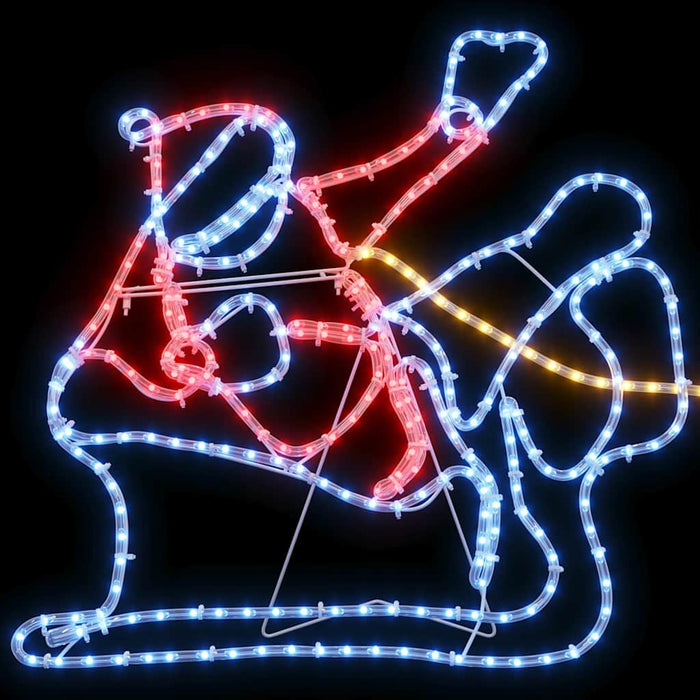 Decorațiune LED de Crăciun Multicolour 69 x 79 cm PVC - WALTI WALTI
