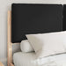 Cadru de pat cu tăblie tapițată cu headboard Negru 140 x 200 cm - WALTI WALTI