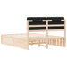 Cadru de pat cu tăblie tapițată cu headboard Negru 150 x 200 cm - WALTI WALTI