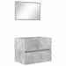 Set de mobilier pentru baie Gri din beton 60 x 38,3 x 45 cm - WALTI WALTI