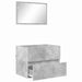 Set de mobilier pentru baie Gri din beton 60 x 38,3 x 45 cm - WALTI WALTI