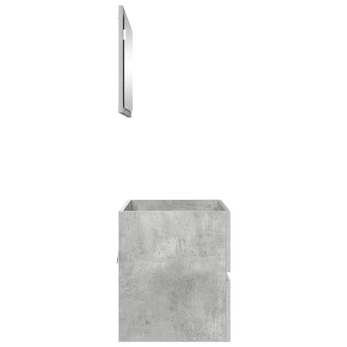 Set de mobilier pentru baie Gri din beton 60 x 38,3 x 45 cm - WALTI WALTI