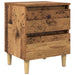 Dulap de pat cu sertar Lemn Vechi 40 x 35 x 50 cm Lemn compozit - WALTI WALTI