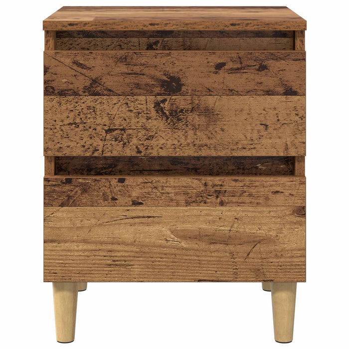 Dulap de pat cu sertar Lemn Vechi 40 x 35 x 50 cm Lemn compozit - WALTI WALTI