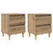Dulapuri de pat 2 pcs Stejar Artizanal 40 x 35 x 50 cm - WALTI WALTI