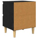 Dulap de pat Stejar Negru 40 x 35 x 50 cm Lemn compozit - WALTI WALTI