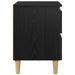 Dulap de pat Stejar Negru 40 x 35 x 50 cm Lemn compozit - WALTI WALTI