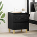 Dulapuri de pat cu sertar 2 pcs Stejar Negru 40 x 35 x 50 cm - WALTI WALTI
