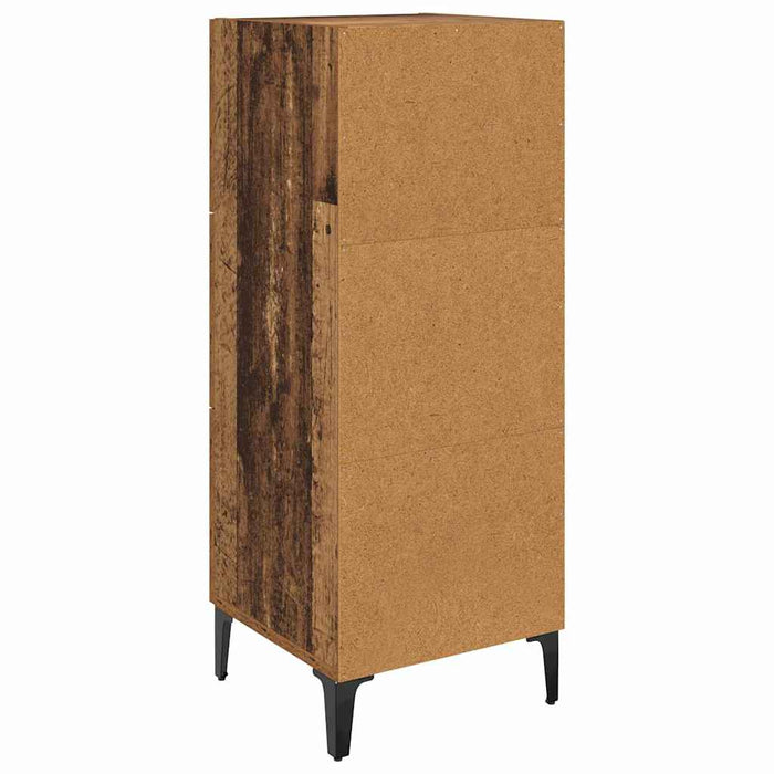 Bufet cu sertar Lemn Vechi 34,5 x 34 x 90 cm Lemn compozit - WALTI WALTI
