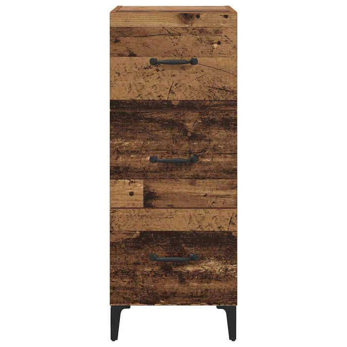 Bufet cu sertar Lemn Vechi 34,5 x 34 x 90 cm Lemn compozit - WALTI WALTI