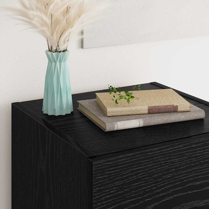 Bufet cu sertar Stejar Negru 34,5 x 34 x 90 cm Lemn compozit - WALTI WALTI