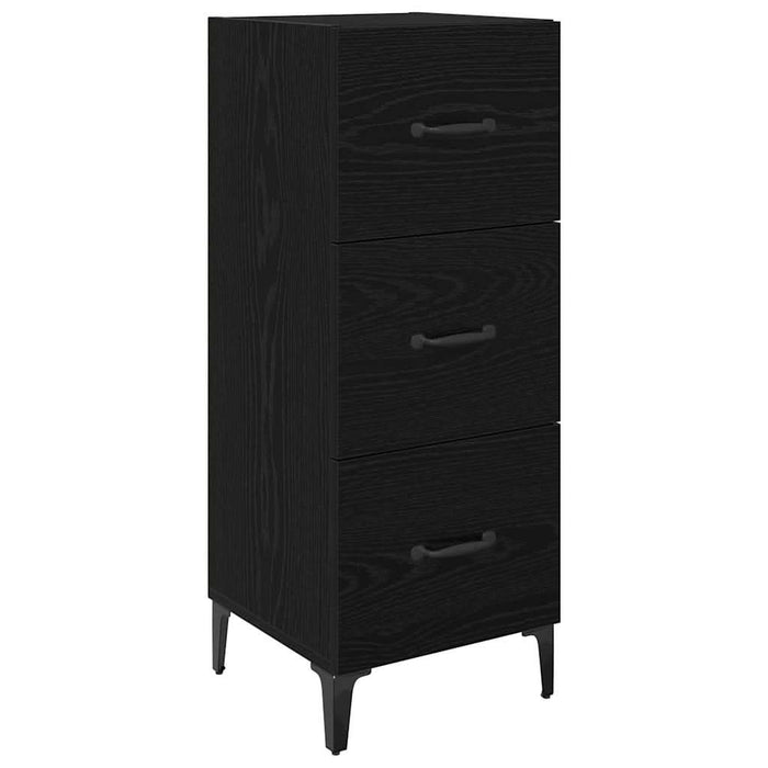 Bufet cu sertar Stejar Negru 34,5 x 34 x 90 cm Lemn compozit - WALTI WALTI